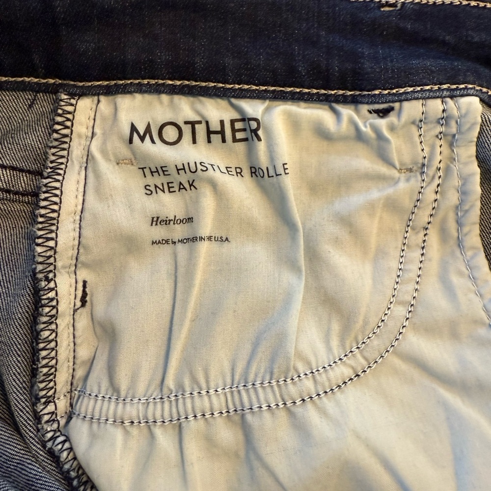 MOTHER Blue Flare & Wide Leg Jeans - Picture 8 of 9